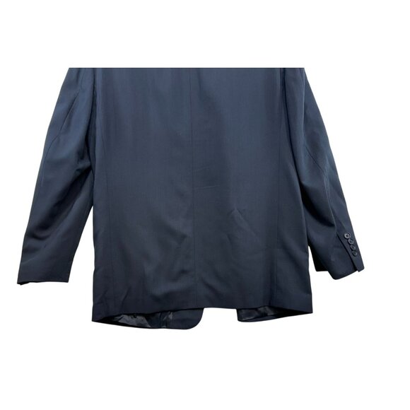 Vito Rufolo Mens Wool Suit Jacket 40R Navy Made In Italy Super 100s High Twist - Picture 13 of 16